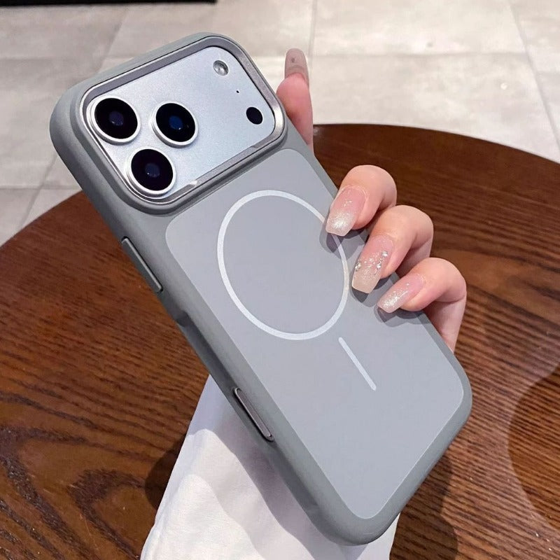 Color-blocking Shockproof Magnetic Phone Case For iPhone