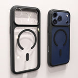 Transparent Magnetic Anti-drop Phone Case For iPhone