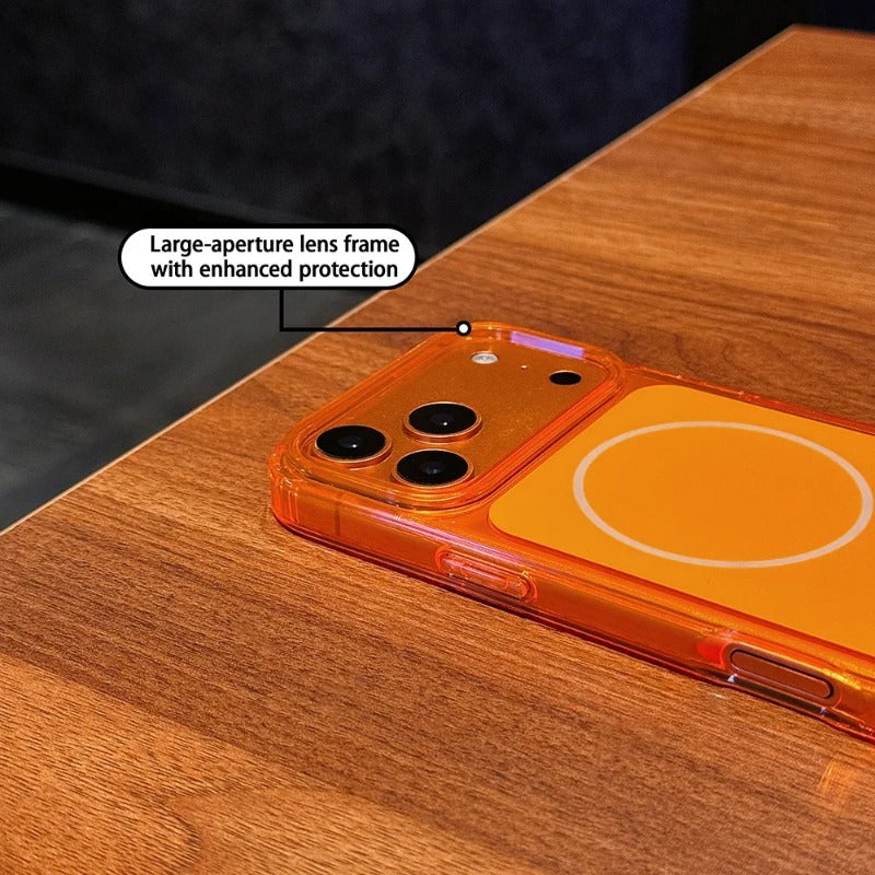 MagneticTranslucent Armor Shockproof Case For iPhone