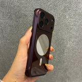 Magnetic Frameless Hard Phone Case For iPhone