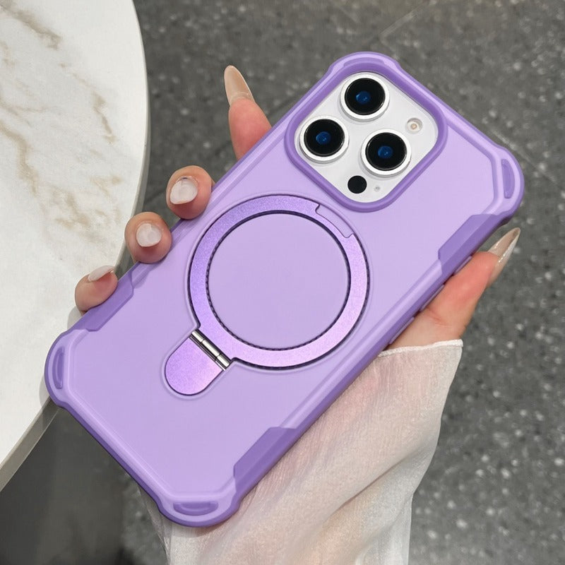 Hidden Folding Magnetic Phone Case For iPhone