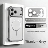 Camera Protection Shockproof Magnetic Case For iPhone