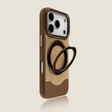 Simple Stand Skin-Feel Phone Case For iPhone
