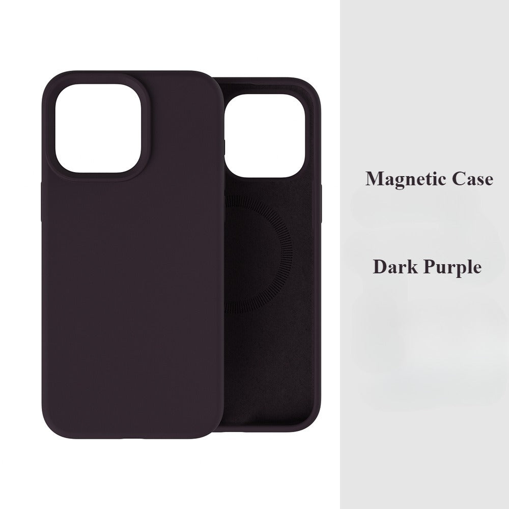 Silicone Magnetic Drop-Proof Phone Case For iPhone