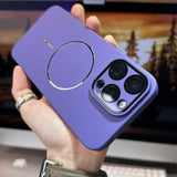 Thin Circle Magnetic Mobile Phone Case For iPhone