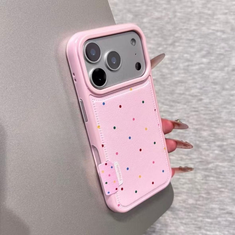 Polka Dot Shockproof Phone Case For iPhone