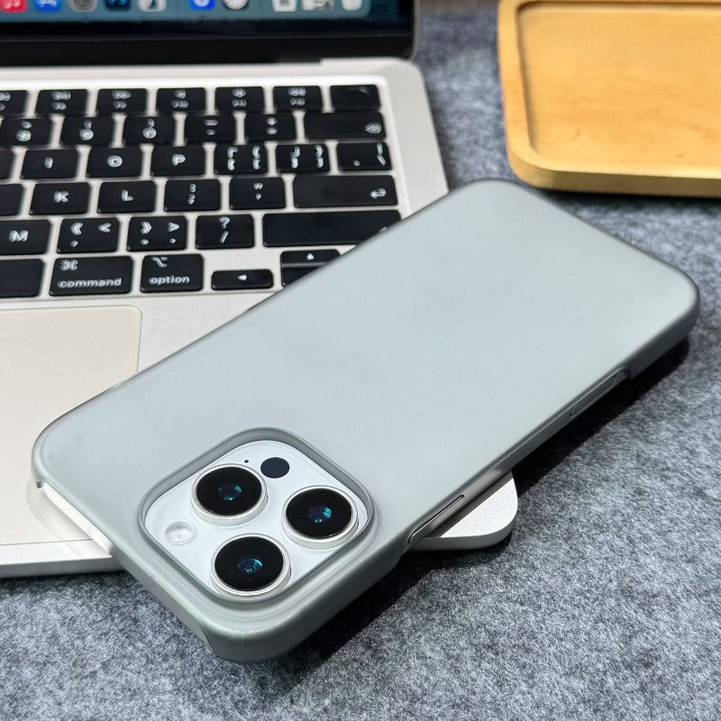 Ultra-thin Half-cover Heat Dissipation Frosted Phone Case For iPhone