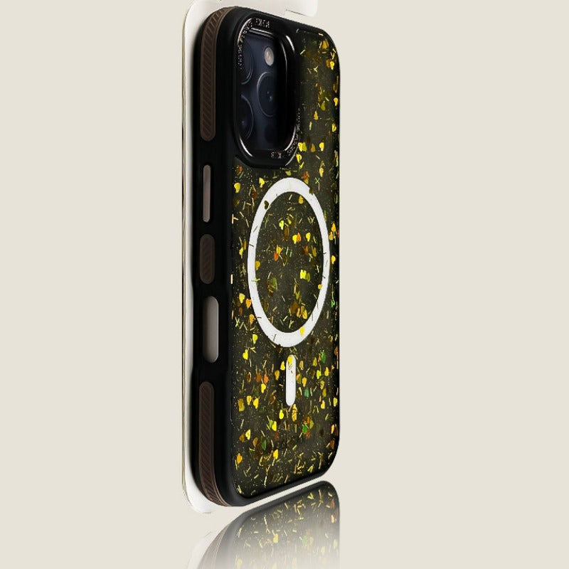 Heart Glitter Anti-slip Phone Case For iPhone