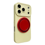 Yellow Stand Minimalist Phone Case For iPhone