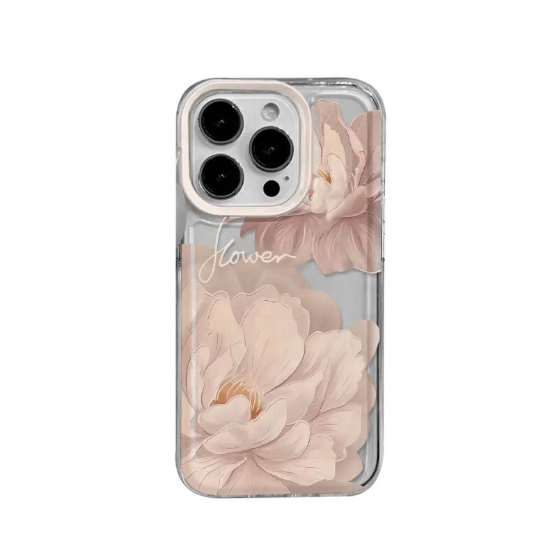 Simplicity Oil Painting Flower Phone Case For iPhone