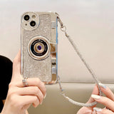 Camera Diamond Phone Case For iPhone