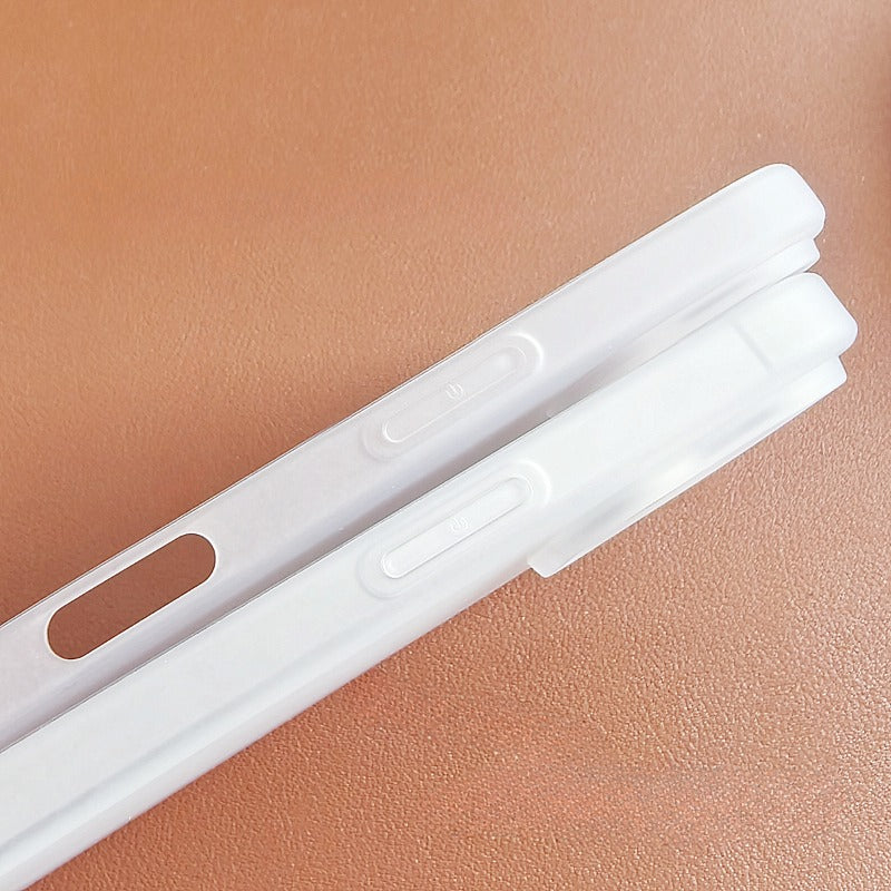 Frosted Transparent Ultra-thin TPU Silicone Phone Case For iPhone