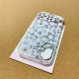 Hollow Glitter Flower Phone Case For iPhone