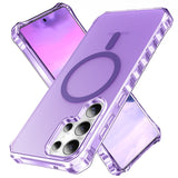 Transparent Frosted Magnetic Phone Case For Samsung