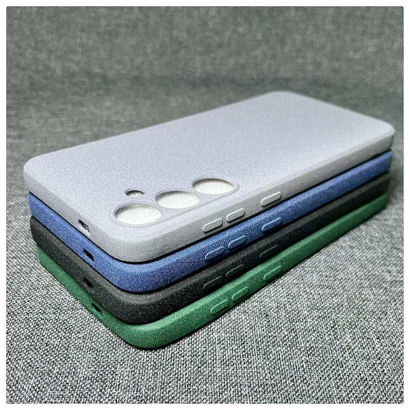 Solid Color Simple Anti-fall Phone Case For Samsung