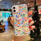 Colorful Tropical Fish Clear Phone Case For iPhone