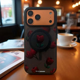 Magnetic Bracket Anti-fall Mobile Phone Case For iPhone