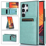 Leather Card Holder Phone Case For Samsung