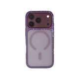 Color-blocked Frosted Magnetic Phone Case For iPhone