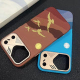 Striped Magnetic Phone Case For iPhone