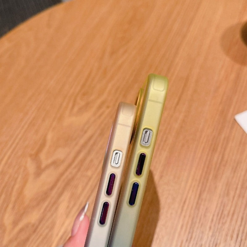 Gradient Acrylic Drop-proof Phone Case For iPhone
