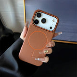 Frosted Hit Color Magnetic Soft TPU Phone Case For iPhone