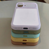 Liquid Silicone Semi-transparent Phone Case For iPhone