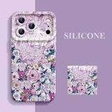 Oil Painting Flower Phone Case For iPhone