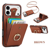 Lanyard Card Holder Phone Case For iPhone