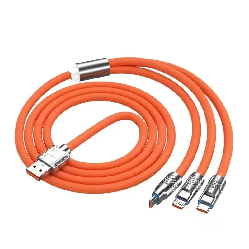 3 in 1 120W 6A Fast Charging Cable