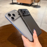 Transparent Frosted Soft Silicone Phone Case For iPhone