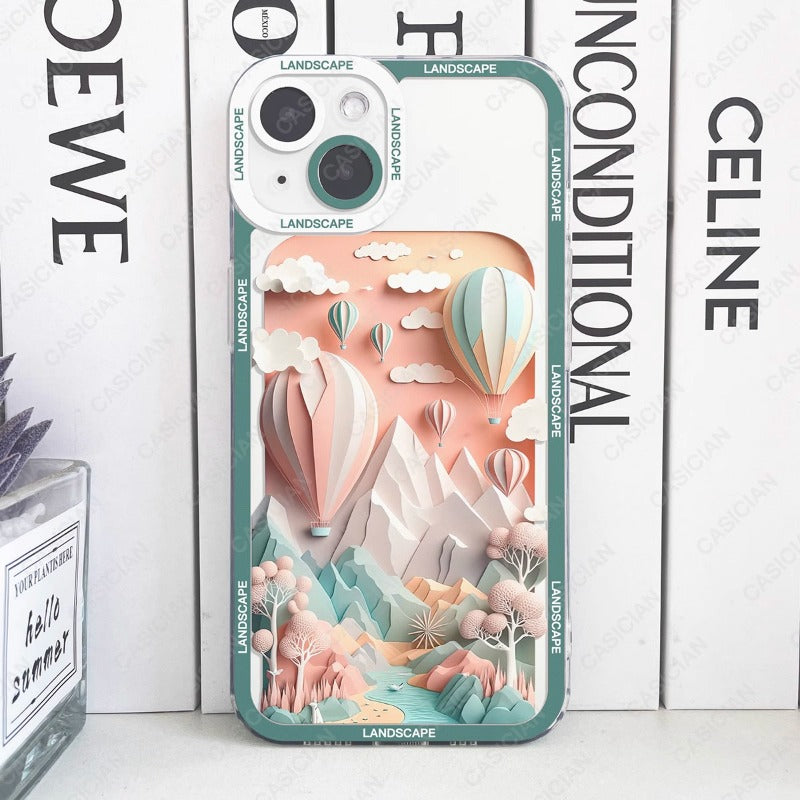 Landscape Anti-fall Phone Case For iPhone
