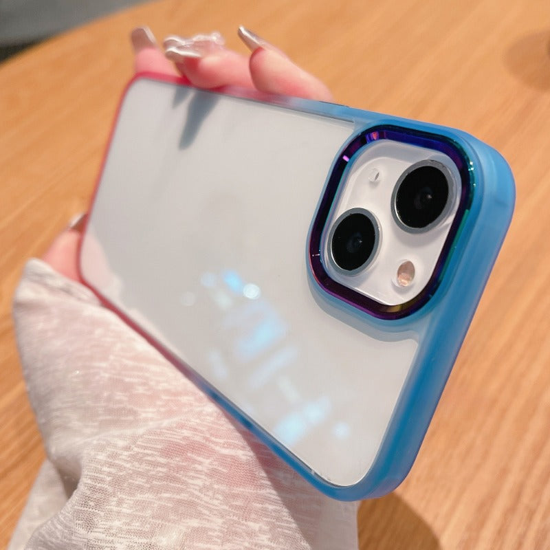 Gradient Acrylic Drop-proof Phone Case For iPhone