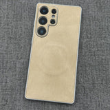 Magnetic Denim Textured Soft Phone Case For Samsung