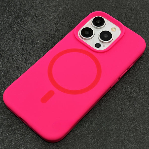 Strong Magnetic Liquid Silicone Anti-fall Mobile Phone Case for iPhone ...