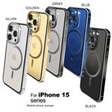 Magnetic Metal Frame Phone Case For IPhone