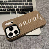 Hollow-out Heat Dissipation Phone Case For iPhone