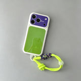 Large-view Frosted Phone Case with Lanyard For iPhone