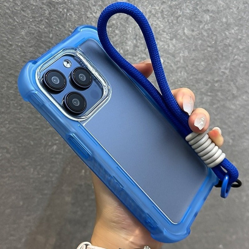 Transparent Frosted Drop-proof Phone Case For iPhone
