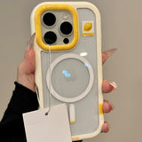 Epoxy Oil Painting Lemon Magnetic Mobile Phone Case For iPhone