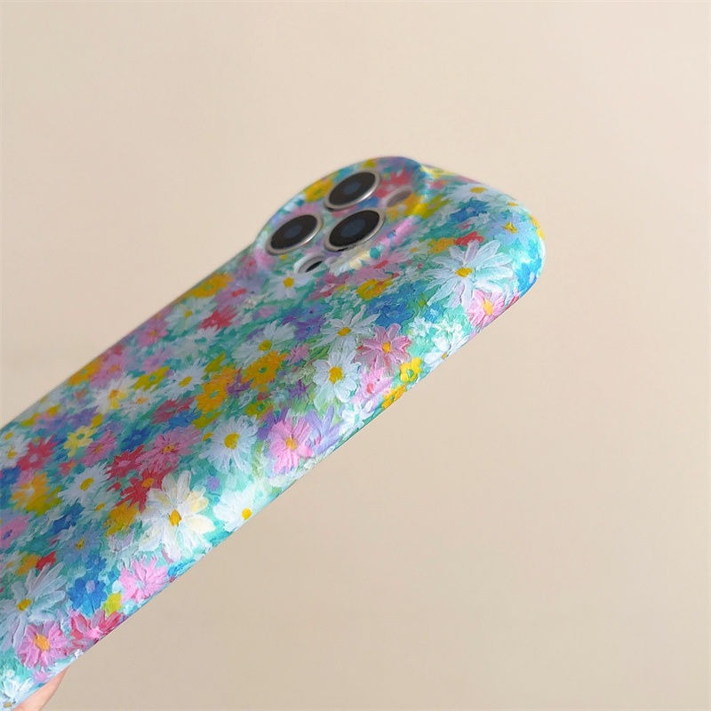 Colorful Flower Phone Case For iPhone
