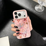 Pink Floral Phone Case For iPhone