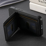 Wallet with Card Holder Phone Case For Samsung