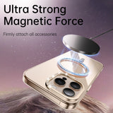 Invisible Bracket Diamond Magnetic Phone Case For iPhone