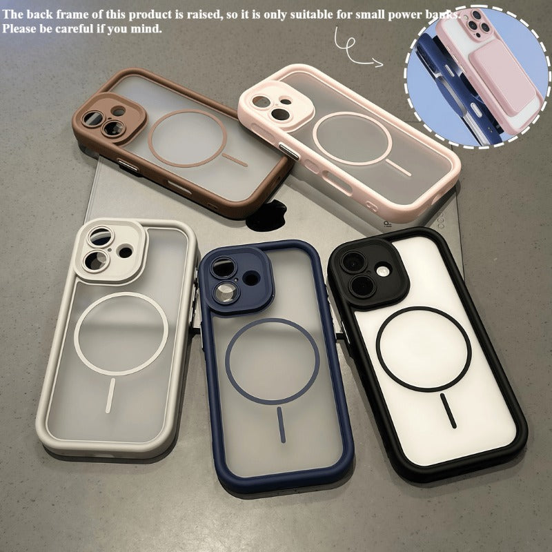 Transparent Magnetic Phone Case For iPhone