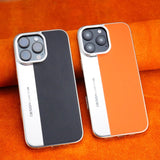 Colorblock Anti-fall Phone Case For iPhone