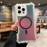 Electroplating Magnetic Phone Case For iPhone