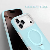 Jelly-like Liquid Silicone Stand Phone Case For iPhone