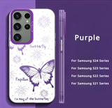 Hollow Butterfly Anti-fall Phone Case For Samsung