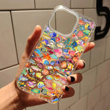 Colorful Tropical Fish Clear Phone Case For iPhone